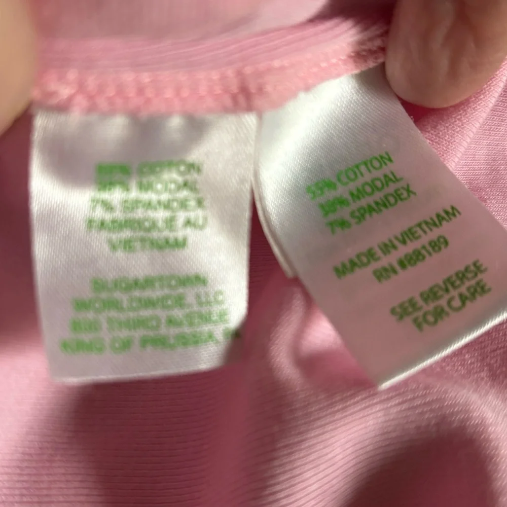 Lilly Pulitzer Reema Sleeveless Top Peony Pink Golf Athletic Polo size M - Picture 10 of 12